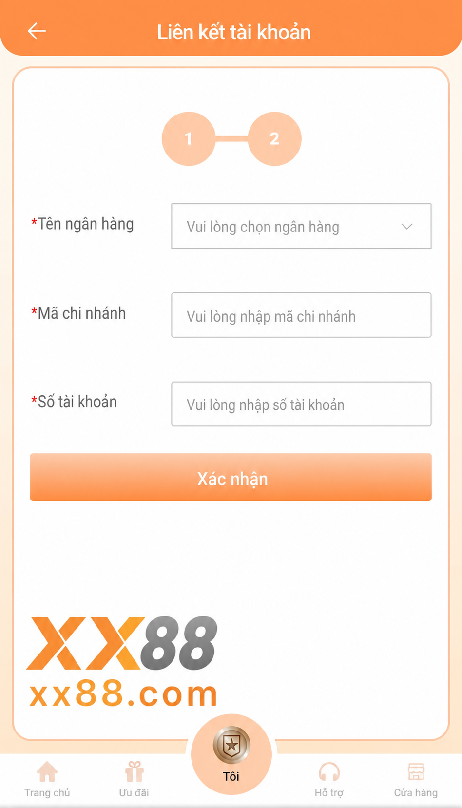 Quy trình nạp tiền XX88 bằng MoMo — 5 bước chuẩn